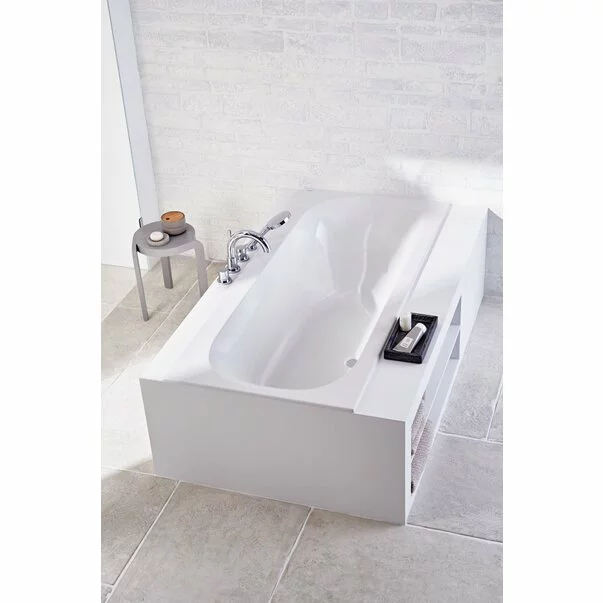 Cada dreptunghiulara Geberit Soana 160x70 cm cu scurgere laterala [6]