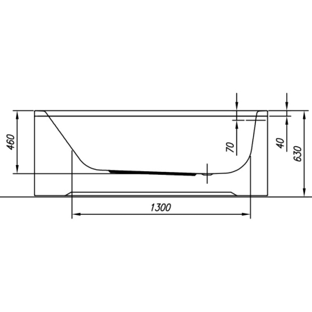 Cada dreptunghiulara Kolpasan Betty, 170x80 cm, tratament antislip, garantie 10 ani, alb [2]