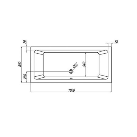 Cada dreptunghiulara Kolpasan, Elektra, 180 x 80 cm, acril [1]
