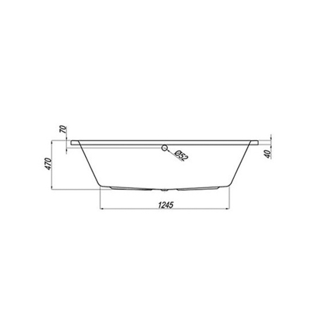 Cada dreptunghiulara Kolpasan, Elektra, 180 x 80 cm, acril [2]