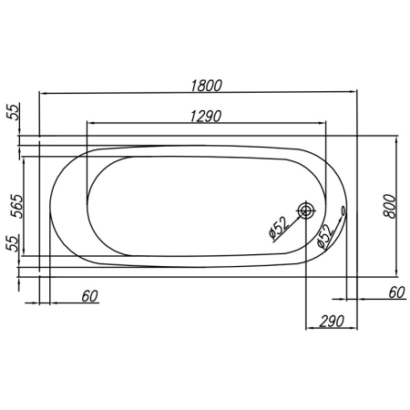 Cada dreptunghiulara Kolpasan, Tamia, 180 x 80 cm, acril [2]