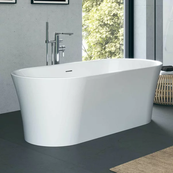 Cazi baie - Cada freestanding alb Duravit DuraSenja 170x80 cm
