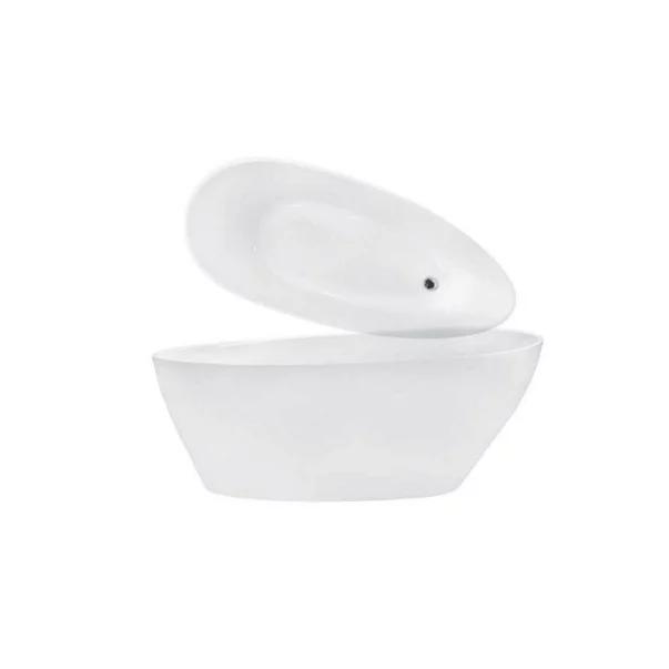 Cada freestanding Besco Goya 170x72 cm alb lucios [8]