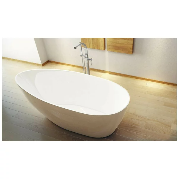 Cada freestanding Besco Goya 170x72 cm alb lucios [7]