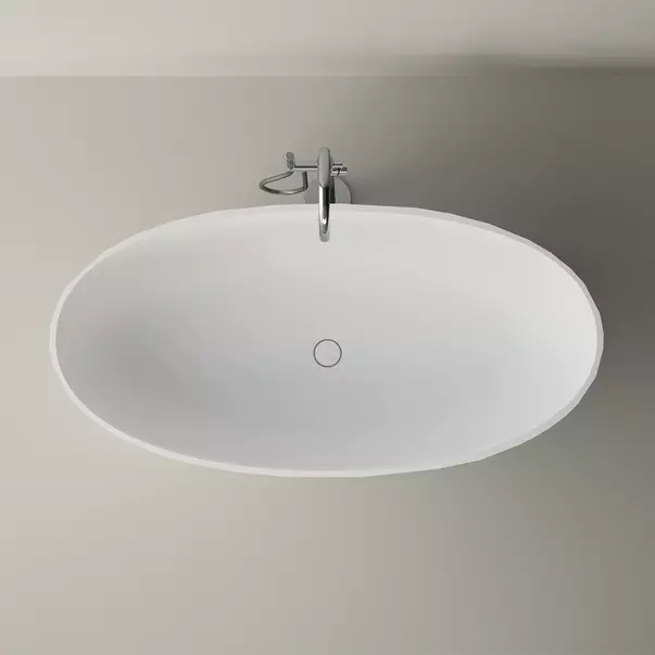 Cada freestanding din compozit Marmite Aruba 167x83 cm [1]