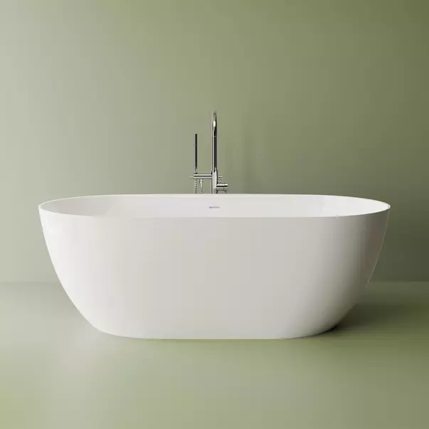 Cazi baie - Cada freestanding din compozit Marmite Lagos 180x81 cm