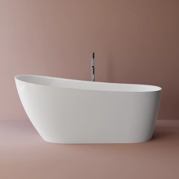 Cazi baie - Cada freestanding din compozit Marmite Santorini 169x74 cm