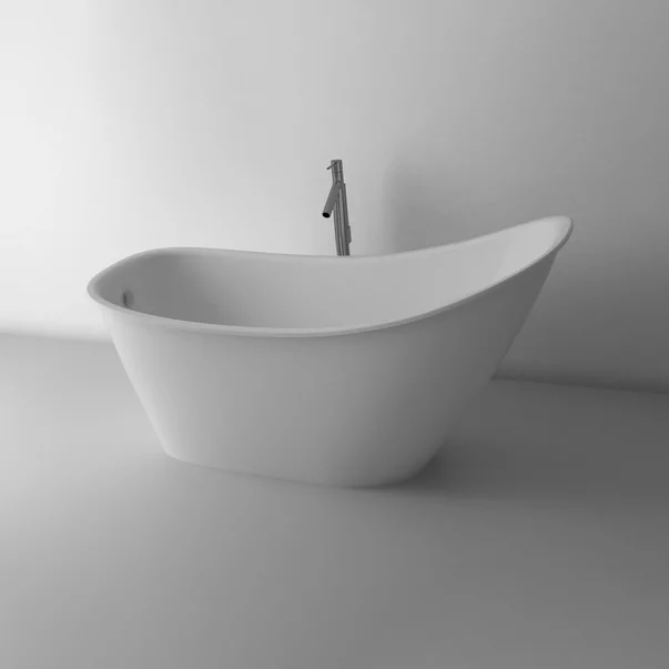 Cazi baie - Cada freestanding din compozit Marmite Sunrise 158x73 cm fara preaplin