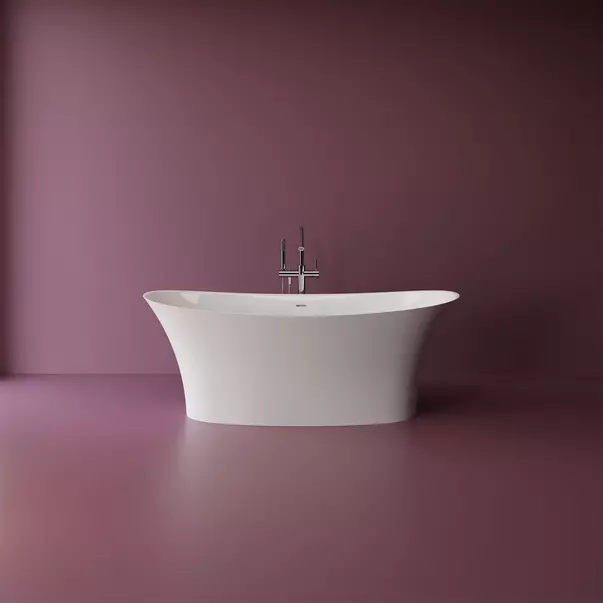 Cazi baie - Cada freestanding din compozit Marmite Syros 170x79 cm