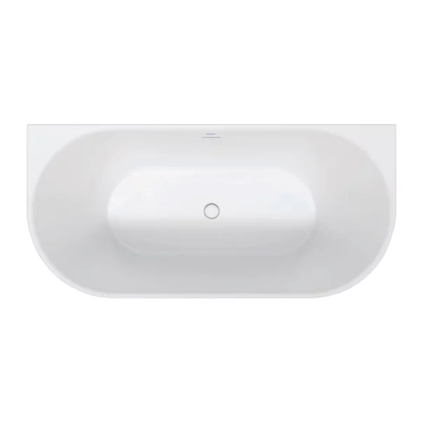 Cada freestanding Duravit DuraSenja 150x75 cm finisaj alb lipita de perete, BTW [1]