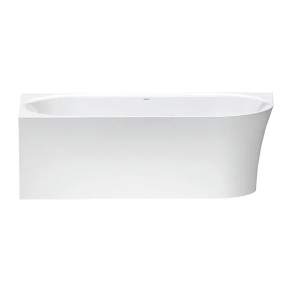 Cazi baie - Cada freestanding Duravit DuraSenja 150x75 cm finisaj alb stanga lipita de perete, BTW