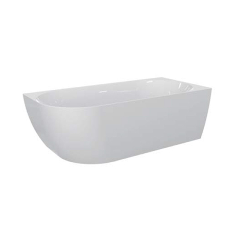 Cazi freestanding - Cadă freestanding Florida, Balu Slim, 165 cm, de colț dreapta, fără bordură, cu instalație completă, alb