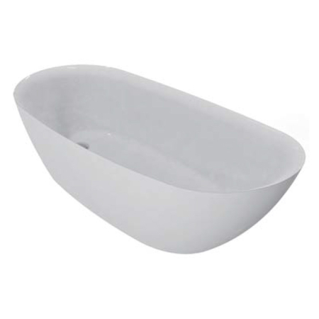 Cazi baie - Cadă freestanding Florida, Natalia Slim 174, cu intalație cu ventil click-clack, alb