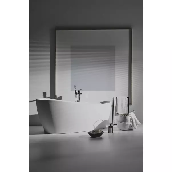 Cada freestanding Ideal Standard Atelier Around 180x85 cm alb - negru lucios [6]