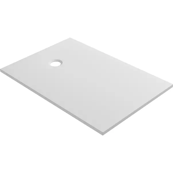 Cadita de dus dreptunghiulara Marmite Burgos 120x80 cm alb mat [1]