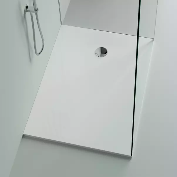 Cadite pentru dus - Cadita de dus dreptunghiulara Marmite Burgos 120x90 cm alb mat