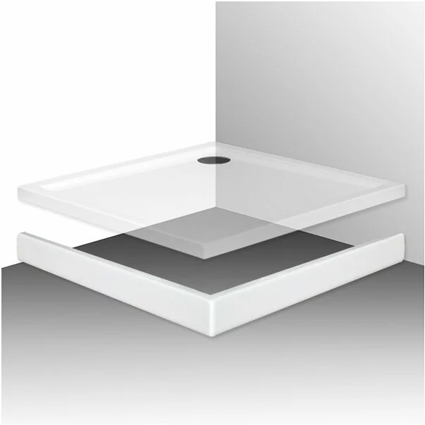 Cadita dus plata rectangulara Roth Kvadro 120x90 [3]