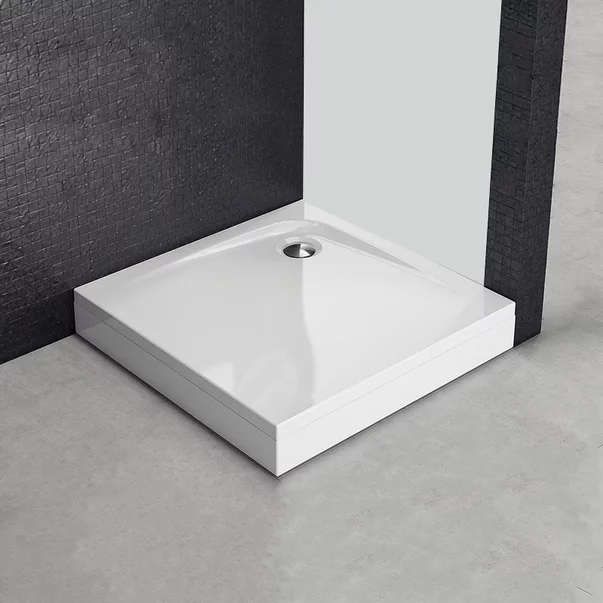 Cadita pentru dus Kolpasan Evelin Q cu masca si picioare incluse 80x80 cm [3]