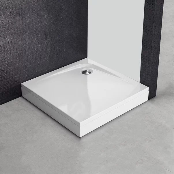 Cadita pentru dus patrata pentru inzidire Kolpasan Evelin 90x90 cm [3]