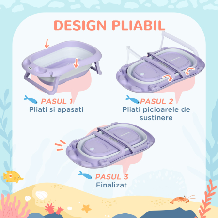  Cadita Pliabila cu Perna - Pentru Bebelusi [3]