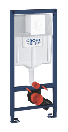 Toalete - Cadru WC 2in1 Grohe 38764001, 1130 mm, 500 mm, 110, 90 mm, 480 mm, 2 moduri spalare, clapeta Skate alba