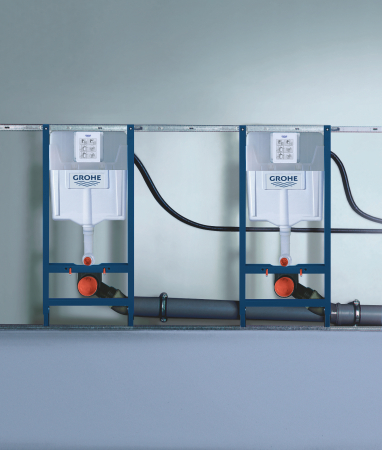 Cadru WC 2in1 Grohe 38971000, 1130 mm, 500 mm, 90, 110 mm, 480 mm, 2 moduri spalare, incastrat, suport perete [6]