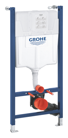 Toalete - Cadru WC 2in1 Grohe 38971000, 1130 mm, 500 mm, 90, 110 mm, 480 mm, 2 moduri spalare, incastrat, suport perete