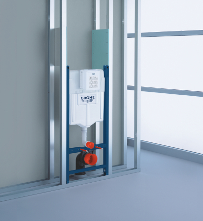 Cadru WC 2in1 Grohe 38971000, 1130 mm, 500 mm, 90, 110 mm, 480 mm, 2 moduri spalare, incastrat, suport perete [5]