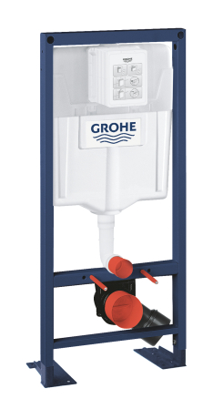 Toalete - Cadru WC Grohe 38584001, 1130 mm, 500 mm, 90, 110 mm, 480 mm, 2 moduri spalare, incastrat, uscata, otel