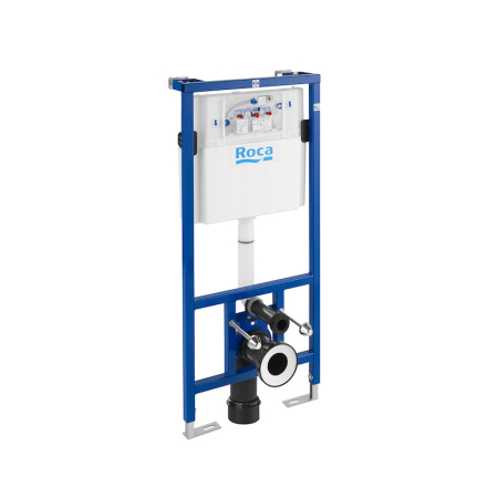Toalete - Cadru WC Roca A890090020, 1120 mm, 500 mm, 90, 110 mm, 180, 230 mm, 2 moduri spalare, incastrat, otel