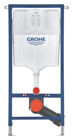 Cadru WC suspendat Grohe 38848000, 1135 mm, 500 mm, 90, 110 mm, 2 moduri spalare, incastrat, uscata, otel [1]