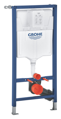 Toalete - Cadru WC suspendat Grohe 38848000, 1135 mm, 500 mm, 90, 110 mm, 2 moduri spalare, incastrat, uscata, otel