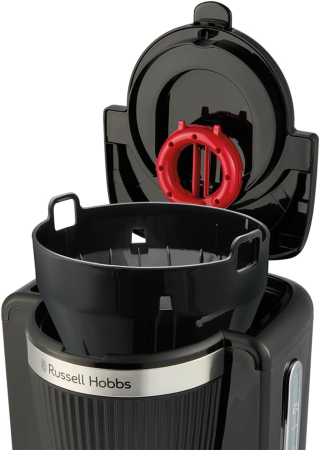 Cafetiera cu filtru Russell Hobbs 26780-56 Bronte, 1.25L, WhirlTech, pause & pour, mentinere cald 40 min, Negru Mat [7]