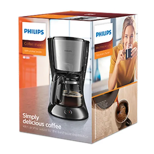 Cafetiera Philips HD7462/20, Daily Collection, bautura preparata cafea, calitate superioara pentru baia ta, negru, gri [7]