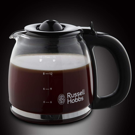 Cafetiera Russell Hobbs Colours Plus+, 1.25L, filtru permanent, plita mentinere cald, indicator nivel apa, crem [2]