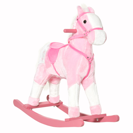 Jucarii si accesorii -  calut tip balansoar pentru copii, 74x28x65 cm, roz