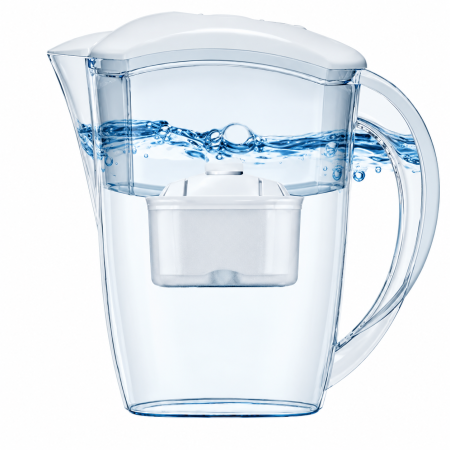 Cana filtranta de apa HAEGER BRIGHT WATERS, Capacitate 2,4 L, Filtrare pe 4 niveluri, Schimbare usoara a filtrului, Maner ergonomic [1]