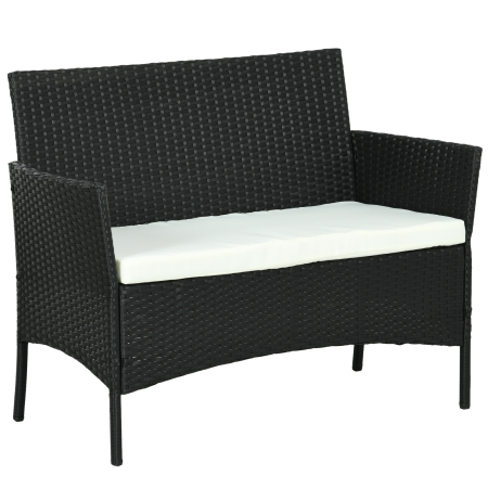 Gradina & balcon - Canapea de exterior  cu 2 locuri cu perne captusite