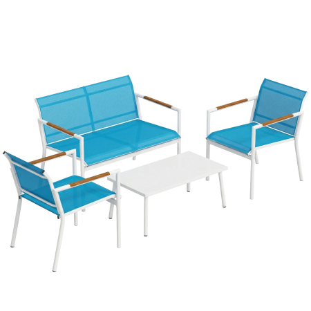 Gradina & balcon -  canapele terasa relax metal