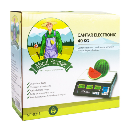 Cantar electronic Micul Fermier 40Kg afisaj dublu model 1 [6]