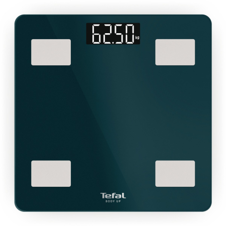 Cantar inteligent Tefal Body Up BM2600V0, greutate maxima 180 kg, 7 indicatori de masurare, sticla securizata tratata termic, ecran LCD, 2 baterii inc [0]