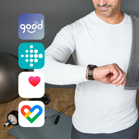 Cantar inteligent Tefal Goodvibes Sport BM9740F0, greutate maxima 200 kg, 17 indicatori de masurare, sincronizare cu aplicatia Google Fit, Apple Healt [5]