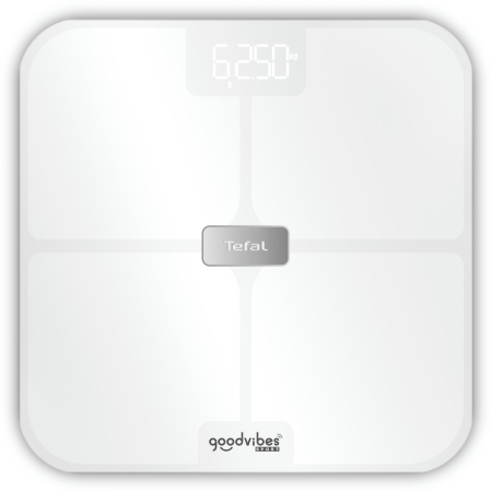 Cantar inteligent Tefal Goodvibes Sport BM9740F0, greutate maxima 200 kg, 17 indicatori de masurare, sincronizare cu aplicatia Google Fit, Apple Healt [9]