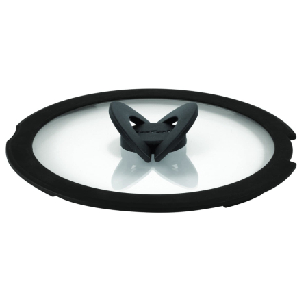 Vase & ustensile pentru gatit - Capac de sticla Tefal Ingenio L9846553, 24 cm, compatibil cu oalele & tigaile Ingenio