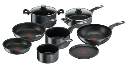 Capac Exception 28097512, orificiu pentru abur, maner ergonomic, margine de inox, 24 cm, sticla [1]