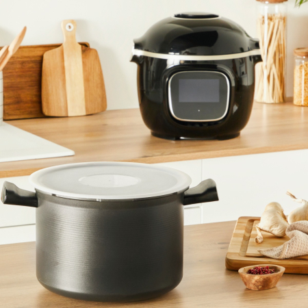Capac pentru depozitare Tefal XA608000, compatibil cu vasul de gatit al multicooker-ului Tefal Cook4me, seriile CY85xx, CY91xx, CY94xx si CY96xx, in [3]