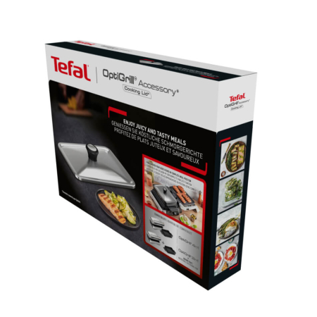 Capac pentru gatit Tefal XA731810, compatibil cu gratarul electric OptiGrill 4 in 1 si OptiGrill 2 in 1, inox, compatibil cu masina de spalat v [6]