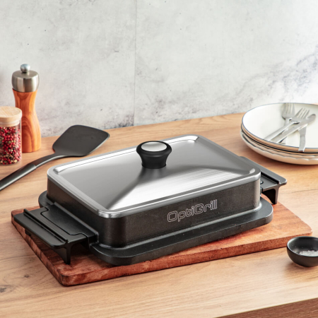 Capac pentru gatit Tefal XA731810, compatibil cu gratarul electric OptiGrill 4 in 1 si OptiGrill 2 in 1, inox, compatibil cu masina de spalat v [4]