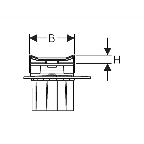 Capac pentru rigola de dus Geberit CleanLine20 30-90 cm metal lucios [4]
