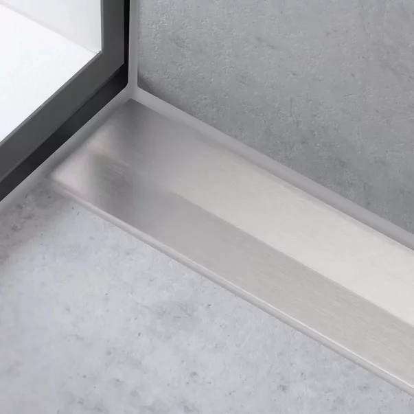 Capac pentru rigola de dus Hansgrohe RainDrain Flex 80 cm ajustabila inox periat [2]